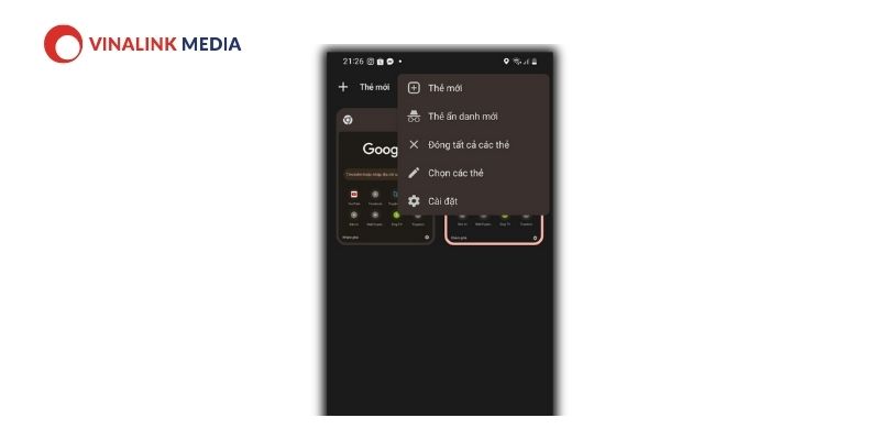 Cách bật tab ẩn danh với hệ điều hành Android
